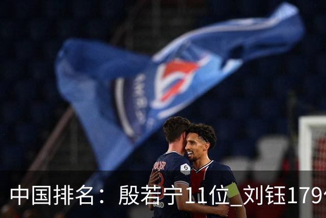 中国排名：殷若宁11位 刘钰179位许赢上涨2位